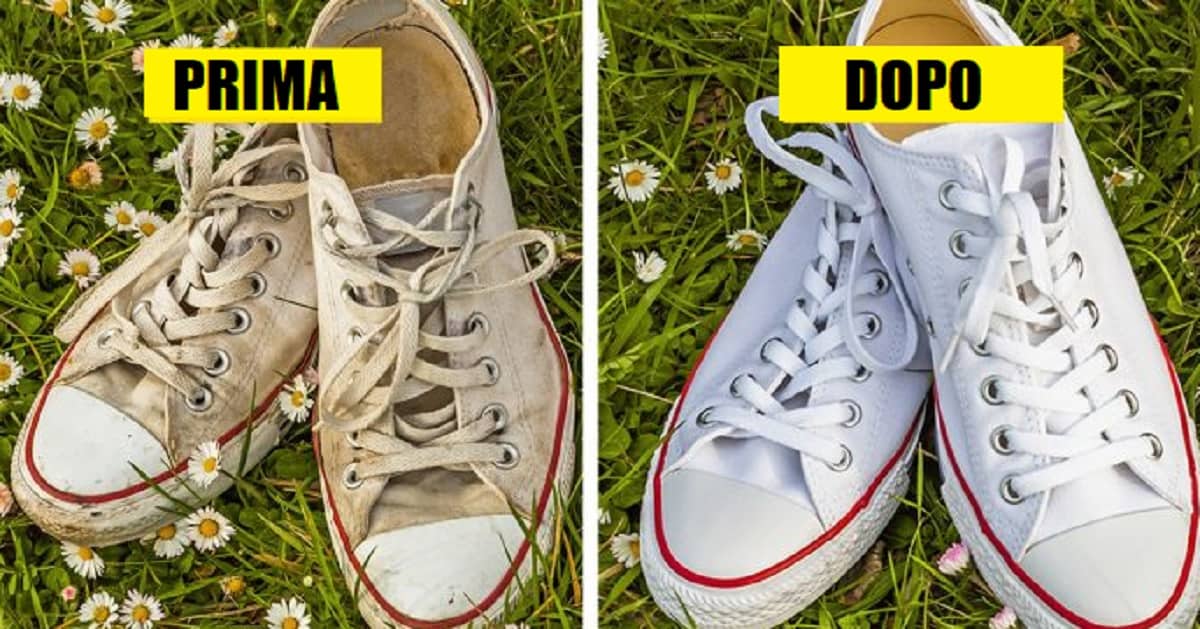 4 passaggi per pulire le scarpe bianche con il trucco migliore farle tornare come fossero nuove