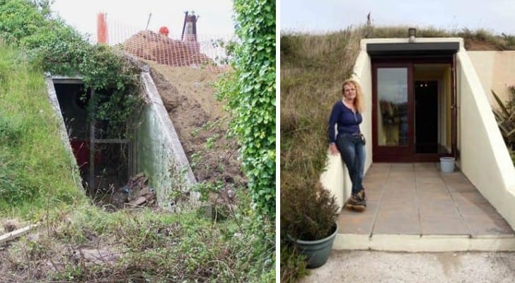 Una donna compra questo bunker della seconda guerra mondiale per trasformarlo in una casa incredibile