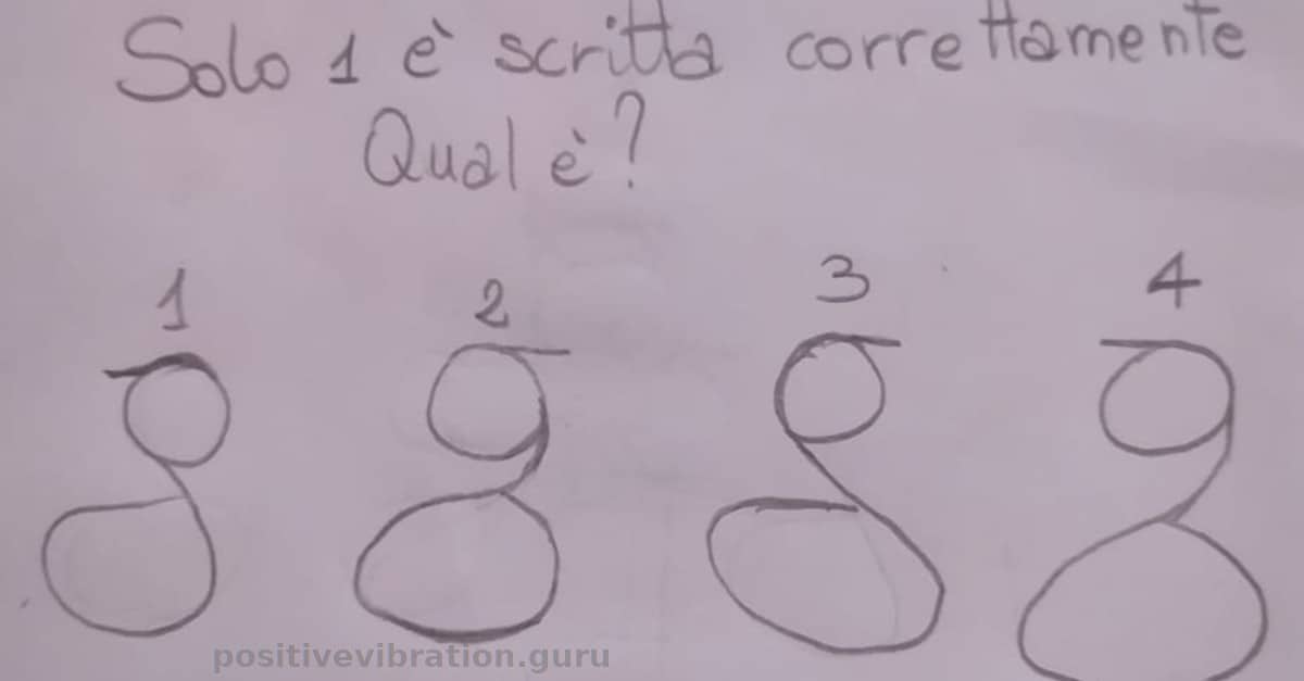 La maggior parte delle persone non riesce a riconoscere la lettera G, e probabilmente neanche tu