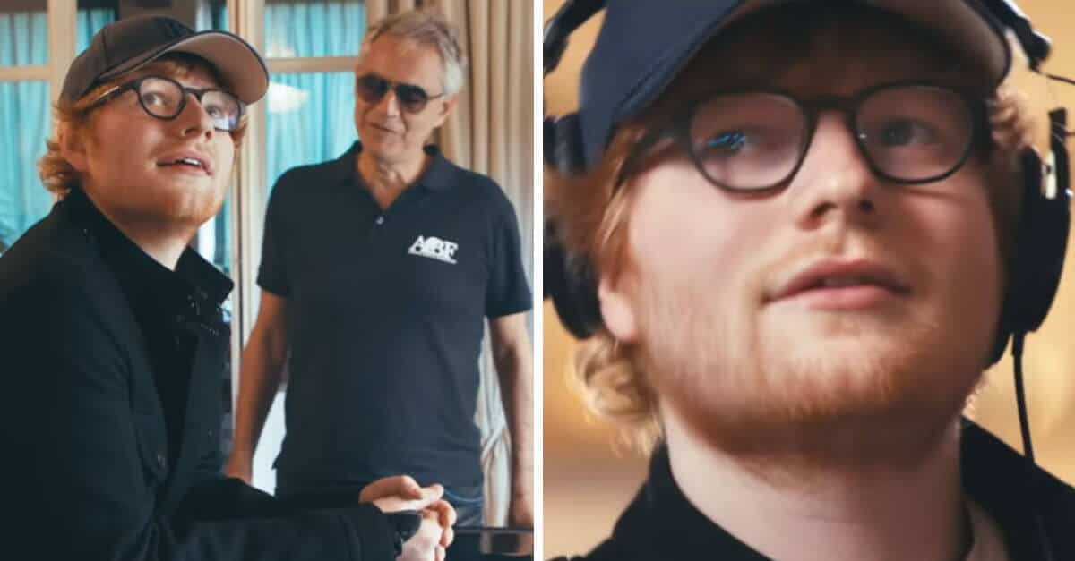 Andrea Bocelli si unisce a Ed Sheeran per una versione mozzafiato della canzone di Ed “Perfect”