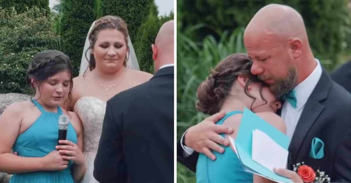 “Ho aspettato 2.555 giorni per questo”: la ragazza ha chiesto al patrigno di adottarla al matrimonio e lui ha accettato