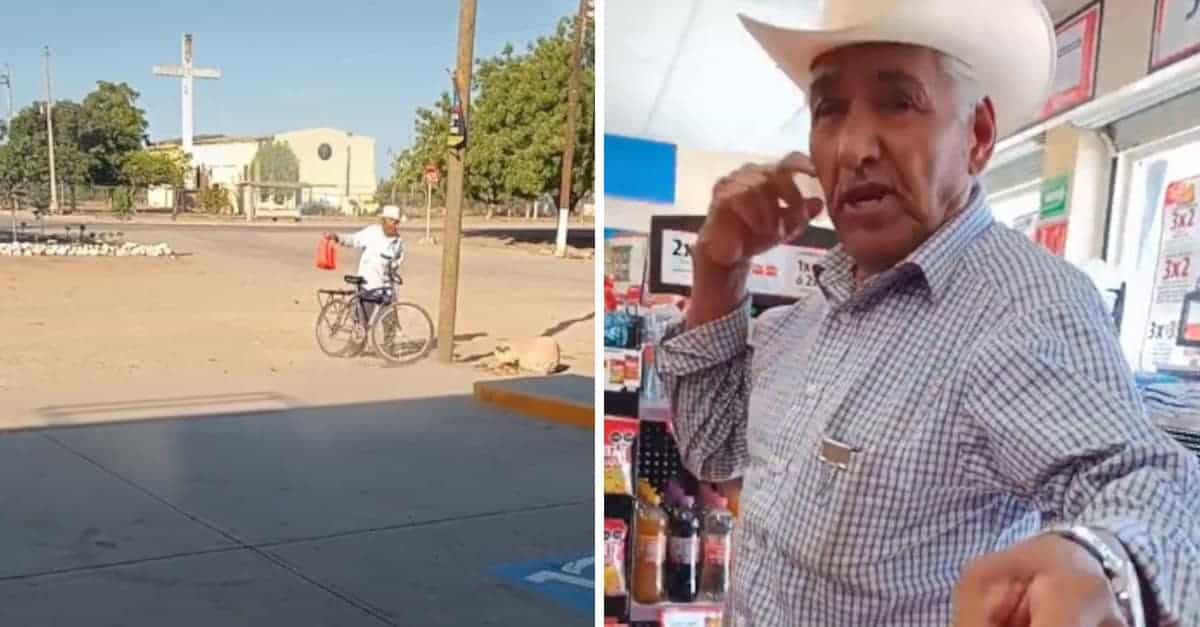 Ogni giorno, il nonno 80enne porta il pranzo alla nipote al lavoro (VIDEO)