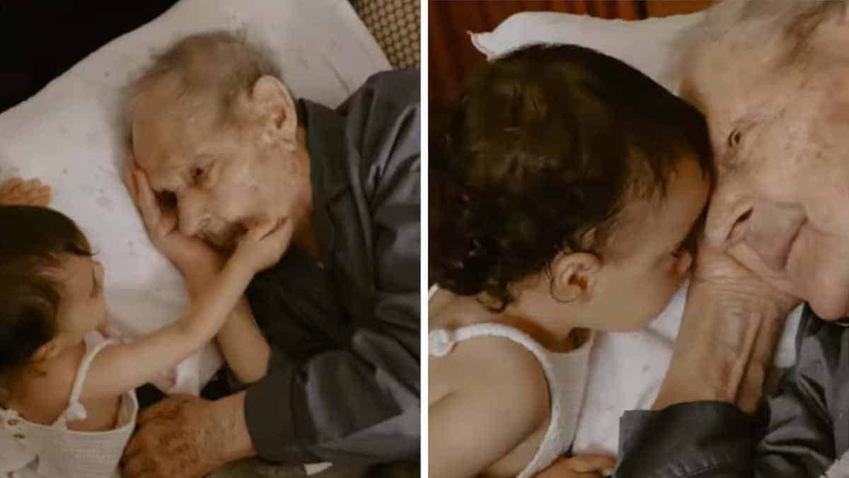 “Mio nonno e mia figlia, 97 anni di differenza e un amore infinito che li unisce” (VIDEO)