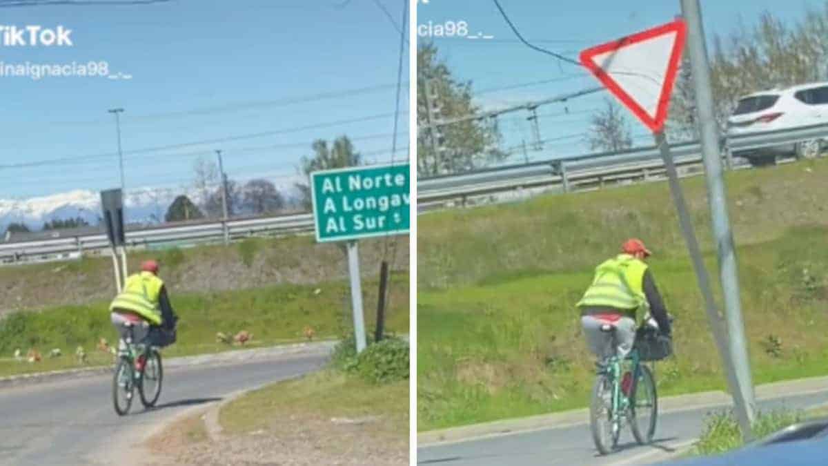 Il postino senza una gamba è stato elogiato per aver lavorato in bicicletta nonostante le sue condizioni