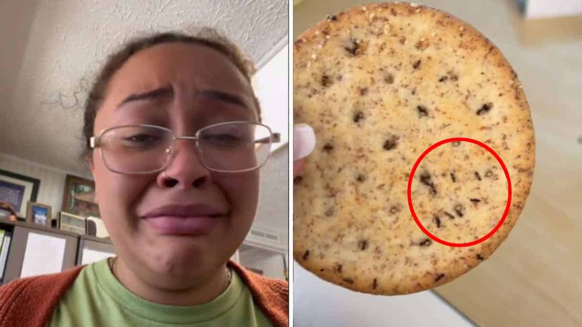 Pensava che i suoi biscotti avessero i semi, ma un dettaglio l’ha inorridita: “Ne ho già mangiati due”