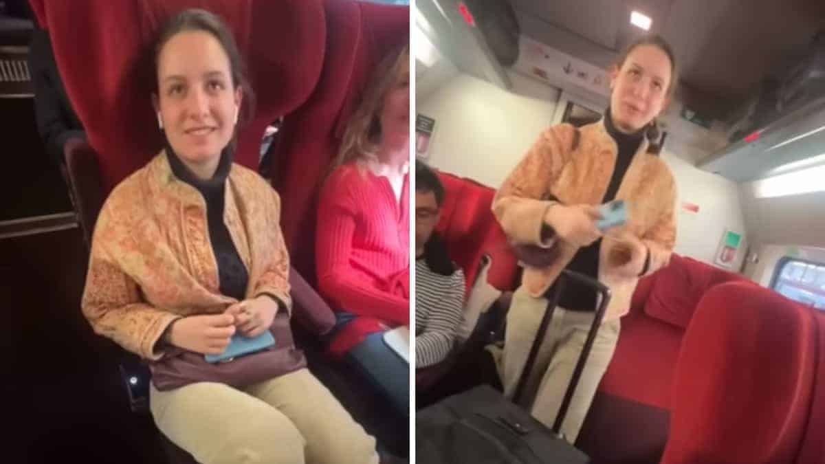 Uomo rivendica il suo posto a sedere su un treno, e la maggior parte delle persone su internet dice che ha fatto bene.