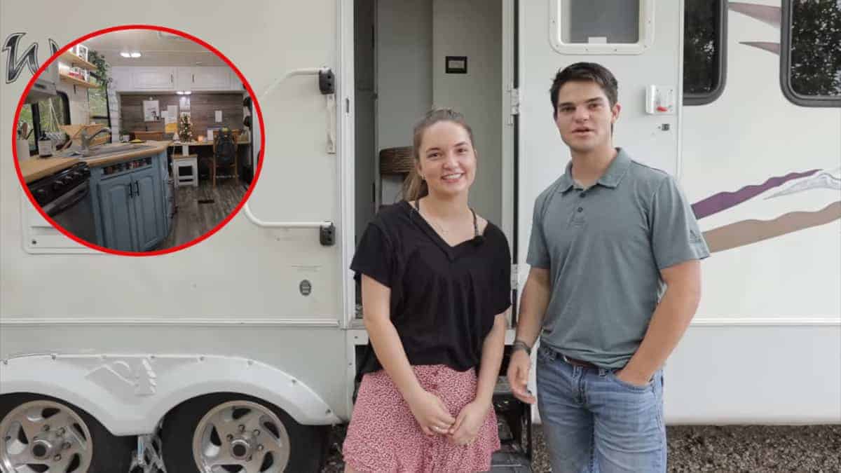 Gli studenti universitari acquistano un camper per $ 8.000 e lo trasformano loro stessi in una splendida casa da sogno