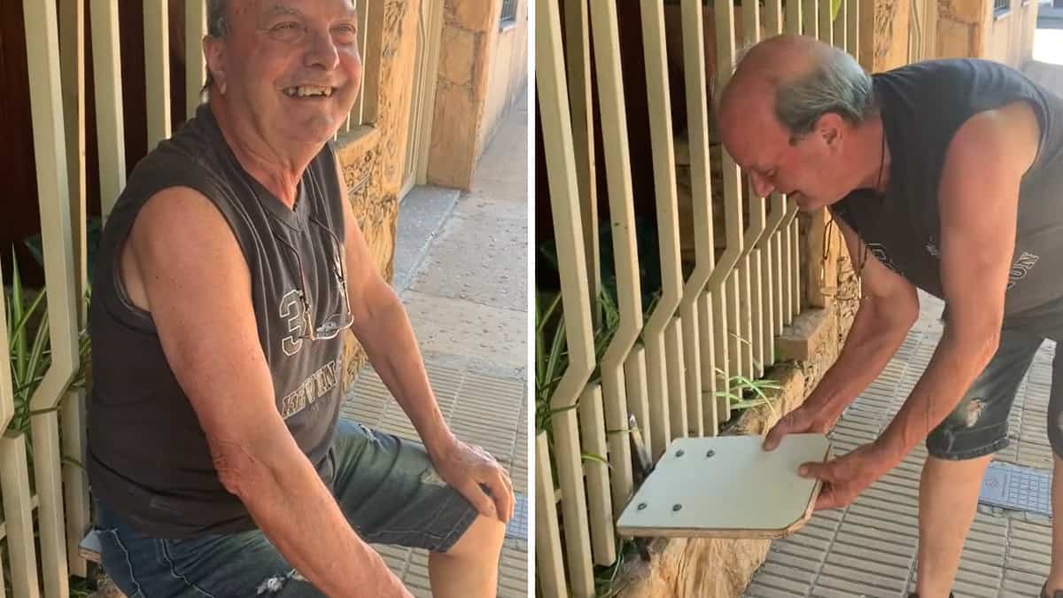 Suo nonno ha fatto un’invenzione geniale e ha affascinato tutti su TikTok: “Non governa il mondo perché è in pensione”