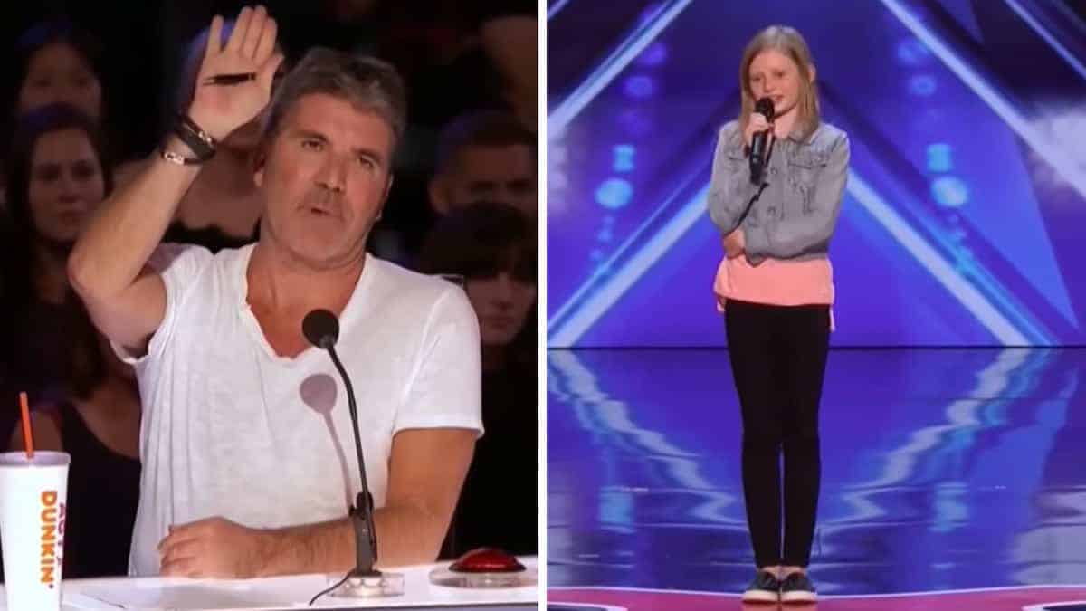 Simon interrompe l’audizione della ragazza, ma lei decide di reagire e si guadagna un fragoroso applauso