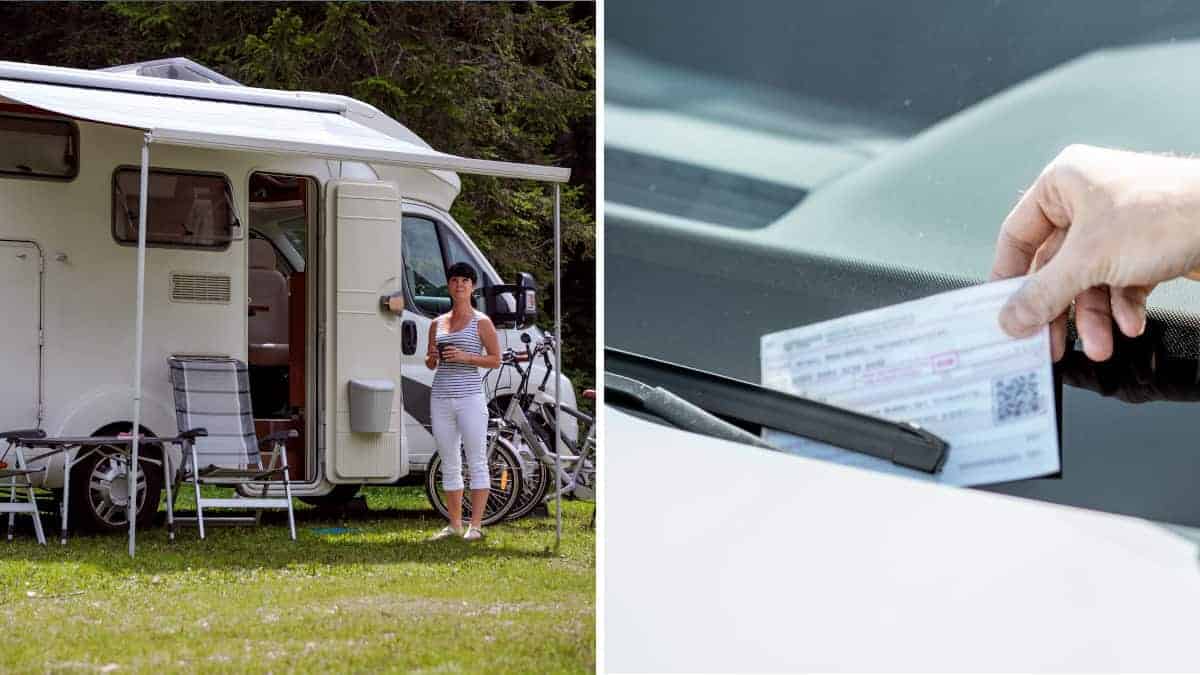 Coppia riceve una multa da 500$ per ogni giorno di parcheggio del camper nel viale di casa