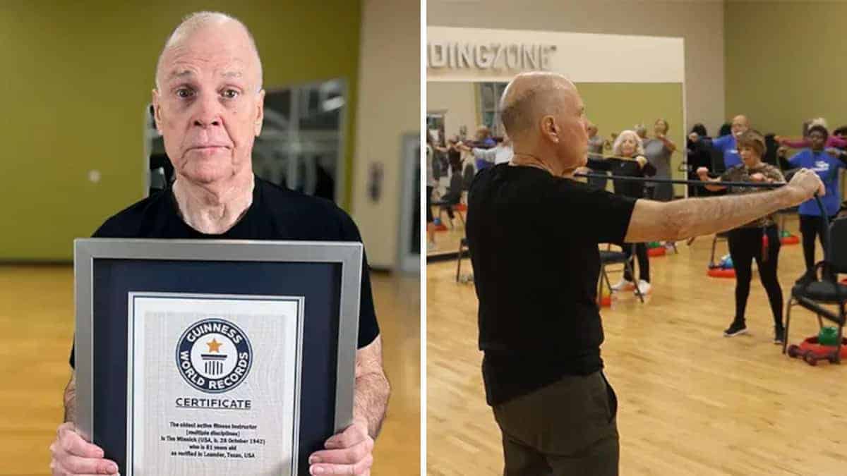 A 81 anni sfida il tempo: ecco l’istruttore di fitness più anziano del mondo