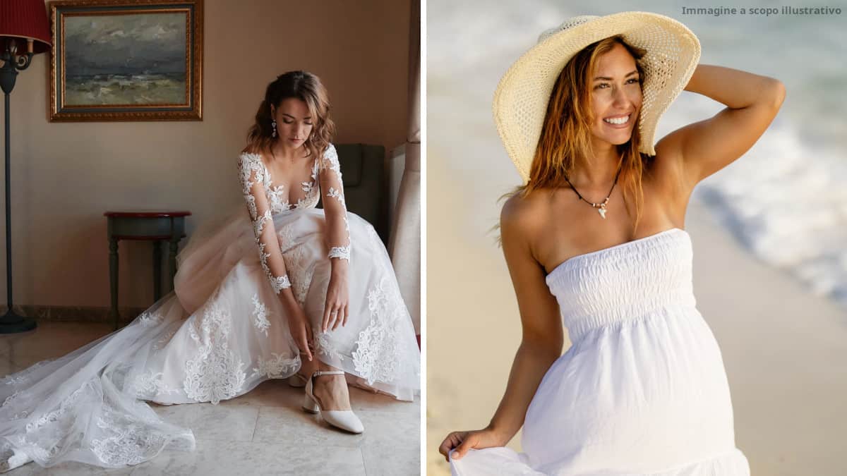 Sposa rinuncia all’abito da 1.500$ per un prendisole bianco il giorno delle nozze